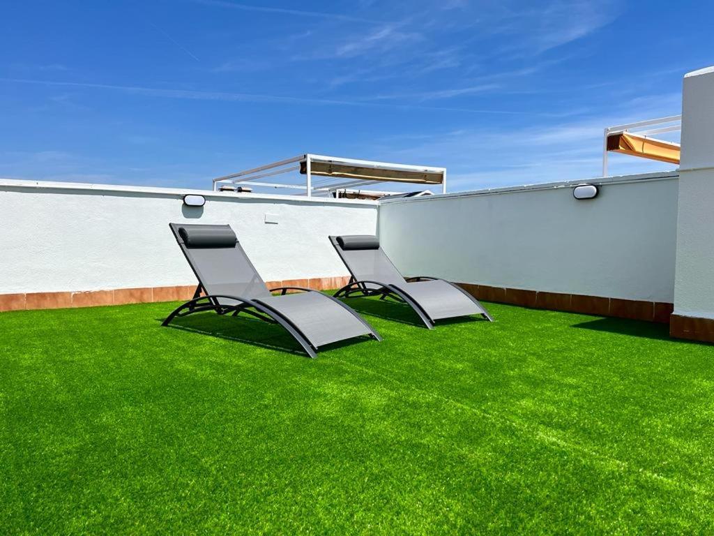 Vistas Al Mar Playa Eucaliptus, Con Solarium Privado L'Eucaliptus Exterior foto